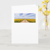 Carte La route en avant (Fleur jaune)