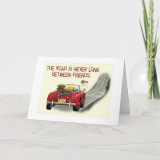 CARTE LA ROUTE ENTRE AMIS N'A JAMAIS D'ANNIVERSAIRE LONG
