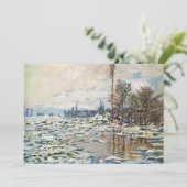 Carte La rupture de la glace par Claude Monet (Debout devant)