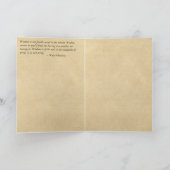 Carte La "sagesse est citation d'obtention du diplôme (Intérieur)