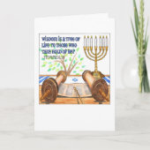 Carte La sagesse est un arbre de batte de la vie/de (Devant)