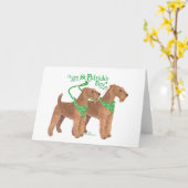 Carte La Saint-Patrick (Fleur jaune)