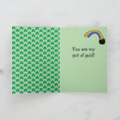 Carte La Saint-Patrick, Bouledogue français (Intérieur)
