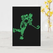 Carte La Saint-Patrick Hockey Irlandais Garçons Saint Pa (Fleur jaune)