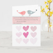 Carte La Saint-Valentin (Fleur jaune)