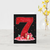 Carte La Saint-Valentin 67 Rempli de cœur drôle Six Sev (Fleur jaune)