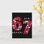 Carte La Saint-Valentin 6-7 Meme Six Sept 6 7 Saint Vale (Fleur jaune)