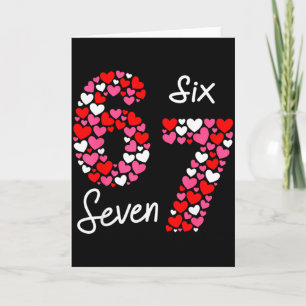 Carte La Saint-Valentin 6-7 Meme Six Sept 6 7 Saint-Vale