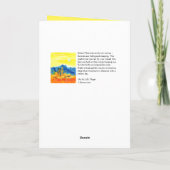 Carte La Saint Valentin au-dessus de la lune (Dos)