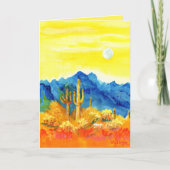 Carte La Saint Valentin au-dessus de la lune (Devant)