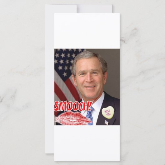 Carte La Saint-Valentin de George Bush (Devant)