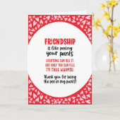 Carte La Saint-Valentin de l'amitié, c'est comme faire p (Fleur jaune)