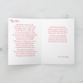 Carte La Saint-Valentin de l'amour (Intérieur)