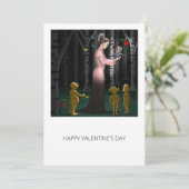 Carte La Saint-Valentin de l'amour de gobelin (Debout devant)