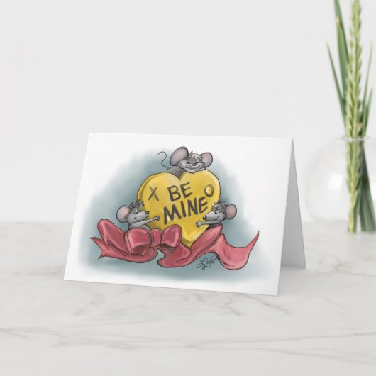 Carte La Saint-Valentin de Mic, Mac et Moe (Devant)