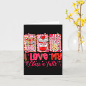 Carte La Saint-Valentin des Enseignants J'aime Mon Cl Un (Fleur jaune)