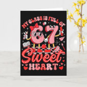 Carte La Saint-Valentin des enseignants Ma classe est pl (Fleur jaune)