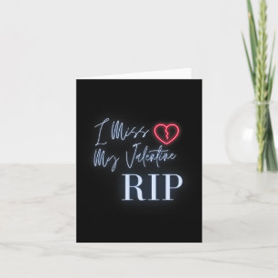 Carte La Saint-Valentin Désir Sincère Je Regrette Ma Sai