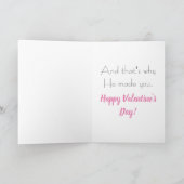 Carte La Saint-Valentin Dieu est Amour (Intérieur)