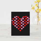 Carte La Saint-Valentin drôle des femmes Nk et cœurs rou (Fleur jaune)