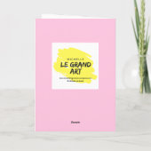 Carte La Saint Valentin du petit garçon (Dos)