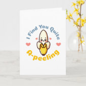 Carte La Saint-Valentin 'Je te trouve vraiment craquant( (Fleur jaune)