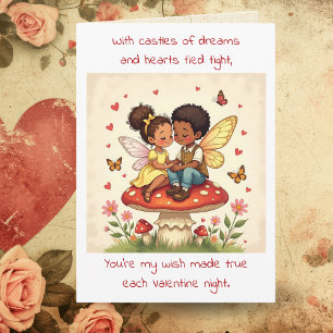 Carte La Saint-Valentin   Poème sur le thème du conte de