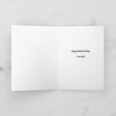 Carte La Saint-Valentin pour ma mère avec un succulent k (Intérieur)