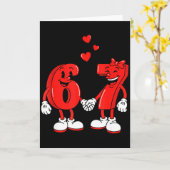 Carte La Saint-Valentin Six Sept Cœurs 6 7 Meme Gen Alph (Fleur jaune)