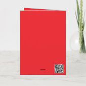 Carte La Saint-Valentin squelette (Dos)