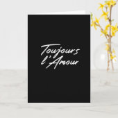 Carte La Saint-Valentin - Toujours L'Amour (Fleur jaune)