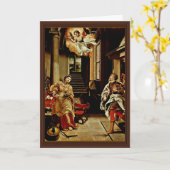 Carte La Sainte Cécile Et La Sainte Valérienne Par Orsi  (Fleur jaune)