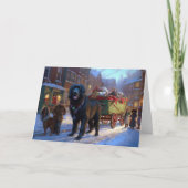 Carte La saison des fêtes de Noël de Terre-Neuve (Devant)