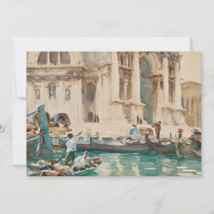 Carte La Salute, Venise   John Singer Sargent