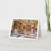 Carte La scène du Panthéon, Rome, Italie (Devant)