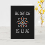 Carte La science est la vie (Fleur jaune)