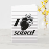 Carte La Science I (de coeur anatomique) (Fleur jaune)