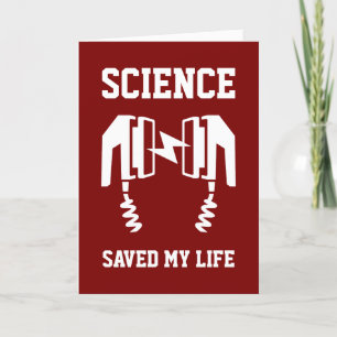 Carte La science m'a sauvé la vie