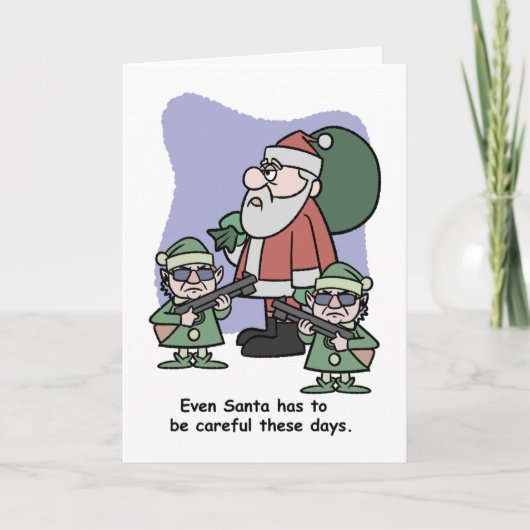 Carte La sécurité du Père Noël (Devant)