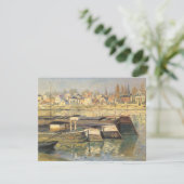 Carte La Seine à Asnières par Claude Monet (Debout devant)