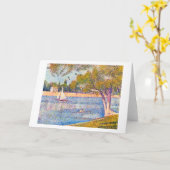 Carte La Seine à La Grande Jatte, Seurat (Fleur jaune)