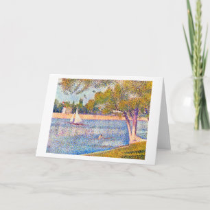 Carte La Seine à La Grande Jatte, Seurat