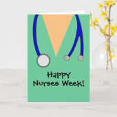 Carte La Semaine des Scrubs de Cute (Fleur jaune)