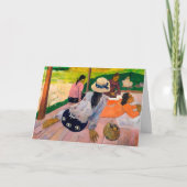Carte La Siesta | Paul Gauguin | (Devant)