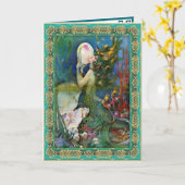 Carte La sirène de perle (Fleur jaune)