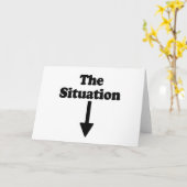 Carte La situation (chemise d'ascenseur) (Fleur jaune)