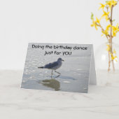 CARTE "LA SOEUR DE LA DANSE D'ANNIVERSAIRE" JUSTE POUR " (Fleur jaune)