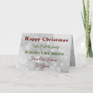 Carte La Soeur de Noël et toute la famille de l'autre cô