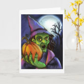 Carte La sorcière (Fleur jaune)