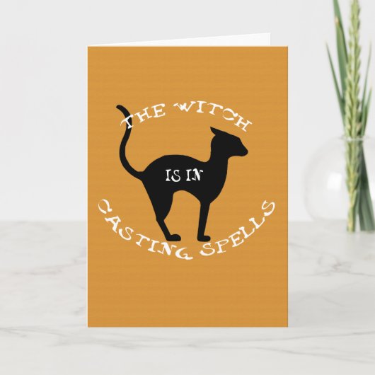 Carte La Sorcière Est Dans (Devant)